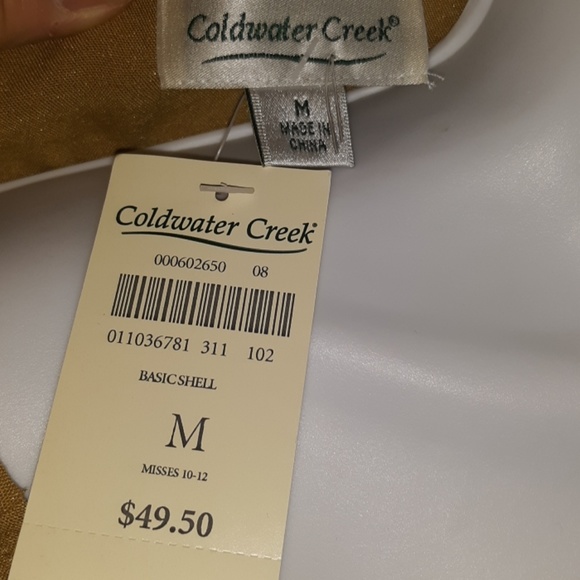 Coldwater Creek Tank Top NWT - Picture 2 of 3